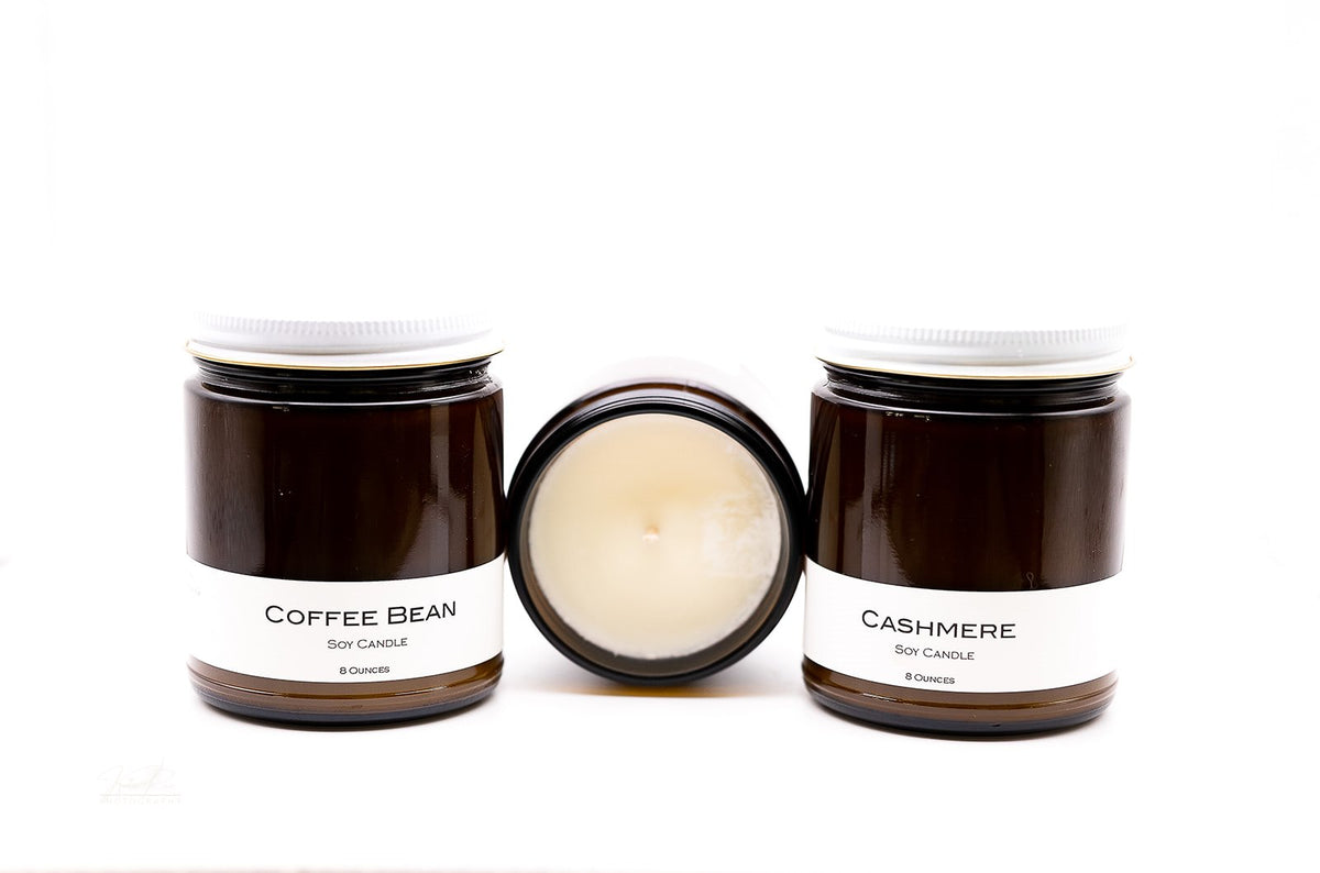Cashmere 8 ounce Amber Apothecary Candle- Destiny E. W. O Fundraiser